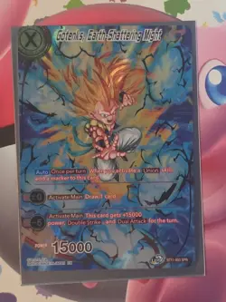 Gotenks Earth Shattering Might BT11-003 SPR Foil Dragon Ball Super Card Game NM - Image 1