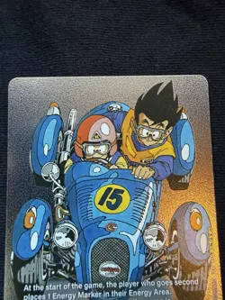 Bandai Dragon Ball Super FB01 Energy Marker E-50 Foil Card EN Goku Bulma - Image 2