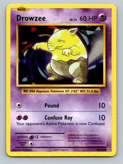 2016 Pokemon Card XY - Evolutions Drowzee 49/108 - Image 1