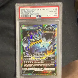 Pokemon TCG Guzzlord GX 63/111 SM-Crimson Invasion EN PSA 10 2017 - Image 1