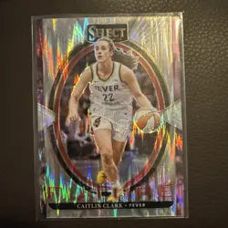 2025 WNBA Panini Select CAITLIN CLARK FLASH Prizm FUTURE #5 FEVER - Image 1