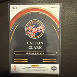 2025 WNBA Panini Select CAITLIN CLARK FLASH Prizm FUTURE #5 FEVER - Image 2