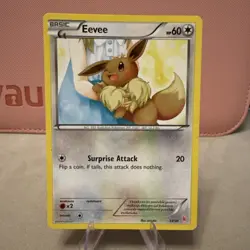 Eevee (13) 13/30 Common XY Trainer Kit: Sylveon & Noivern Pokemon Near Mint - Image 1
