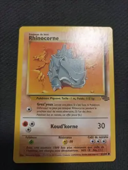 Carte Pokemon Rhinocorne 61/64 Jungle Wizards - Image 1