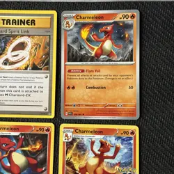 9x Pokemon TCG Charmander, Charmeleon, and Charizard Bundle (No dups) NM (B) - Image 3