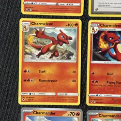 9x Pokemon TCG Charmander, Charmeleon, and Charizard Bundle (No dups) NM (B) - Image 5