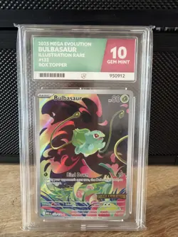 Bulbasaur - (Mega Evolution Stamped) 133/132 Pokemon Rare Ace Graded 10 - Image 2