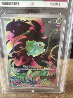 Bulbasaur - (Mega Evolution Stamped) 133/132 Pokemon Rare Ace Graded 10 - Image 3