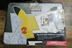 Pokemon Celebrations Collector Chest Tin 25th Anniversary Sealed Lunch Box New - Image 1
