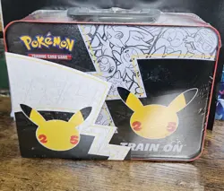 Pokemon Celebrations Collector Chest Tin 25th Anniversary Sealed Lunch Box New - Image 2