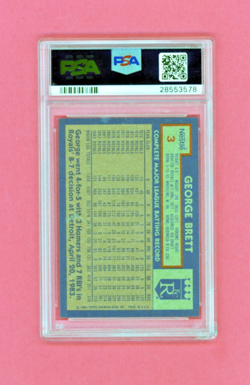 George Brett 1984 TOPPS Nestle Dream Team Hand Cut MINT PSA 9 - Image 2