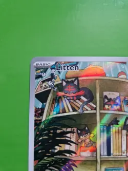Pokemon TCG Litten Temporal Forces 167/162 Illustration Rare Card - Image 2