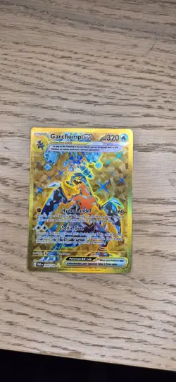 Pokemon TCG Garchomp ex 260/182 Gold Holofoil Paradox Rift 3 Gold Star HyperRare - Image 1