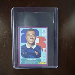 Panini FIFA World Cup 2026 Kylian Mbappe France FRA 20 Sticker Card RARE purple - Image 1