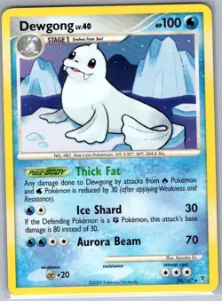 Dewgong 24/147 Non Holo Supreme Victors - Pokemon Card - NM - Image 1