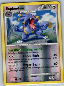 Exploud 28/147 Reverse Holo Supreme Victors - Pokemon Card - NM - Image 1