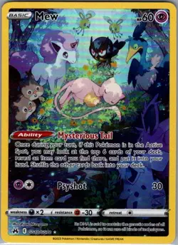 Mew GG10/GG70 SWSH: Crown Zenith: Galarian Gallery - Pokemon Card - NM - Image 1