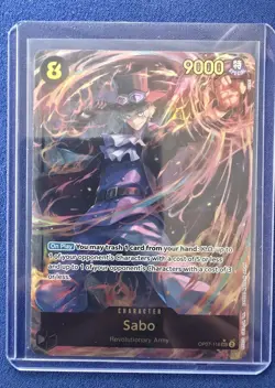 One Piece Sabo Alt Art OP07-118 SEC 500 Years in the Future - Secret Rare NM - Image 1