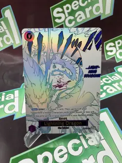 One Piece CGG Lightning Dragon Alt Art OP15-077 Adventure on Kami's Island ENG - Image 1
