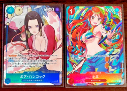 Nami & Boa Hancock Promo Set ST01-007 ST17-004 One Piece THE BEST Storage Box Jp - Image 1