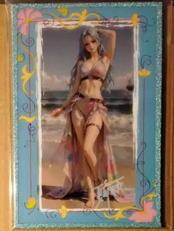 Nefertari Vivi One Piece Illustration A6 Art Board - Image 1