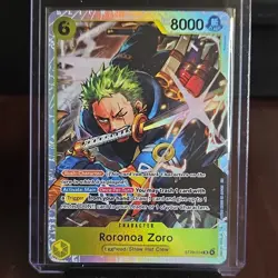 Bandai Roronoa Zoro ST29-014 Full Art Foil 8000 Power Starter Deck 29 Egghead - Image 1