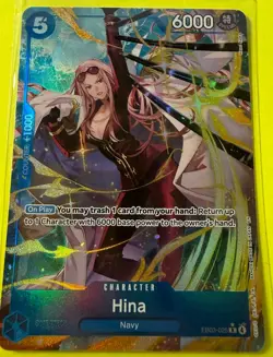 Hina (Alternate Art) EB03-025 Extra Booster: One Piece Heroines Edition Foil - Image 1
