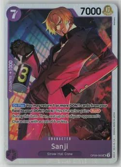 Sanji (Reprint) OP09-065 One Piece Premium Booster -The Best- Vol. 2 NM - Image 1