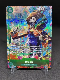 One Piece TCG Brook OP15-032 SR - Alt Art - Adventure on Kami's Island - Image 1