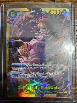 Donquixote Rosinante One Piece TCG OP04-119 Alternative Art Secret Rare - Image 1