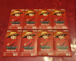 8- One Piece Carrying On His Will Sleeved Packs OP-13 ENGLISH SEE DETAILS - Image 1