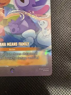 Ohana Means Family - Disney Lorcana Winterspell - Enchanted 224/204 - Image 2
