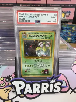 PSA 9 1999 P.M. Japanese Gym 2 Erika’s Venusaur Holo #9 - Image 1