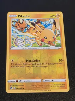 Pikachu 049/195 Swsh12: Sword & Shield-Silver Tempest Reverse Holo - Image 1