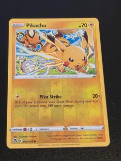 Pikachu 049/195 Swsh12: Sword & Shield-Silver Tempest Reverse Holo - Image 2