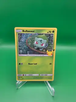 Bulbasaur - 1/25 - Pokemon McDonald's 25th Anniversary Holo 2021 HP - Image 1