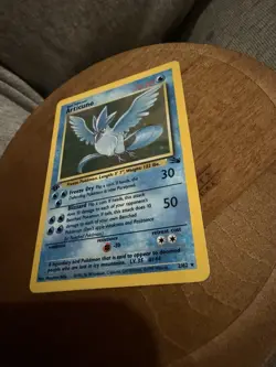 Articuno 2/62 Fossil 1st Edition Holo Rare Pokemon TCG Card - Image 3
