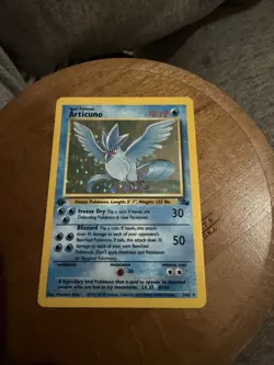 Articuno 2/62 Fossil 1st Edition Holo Rare Pokemon TCG Card - Image 4