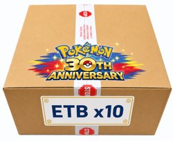 Pokemon TCG: 30th Celebration Elite Trainer Box x10 CASE- PRESALE - Image 1