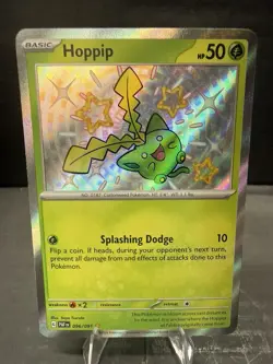 Hoppip 096/091 SV: Paldean Fates Holo Shiny Rare Pokemon Near Mint - Image 1