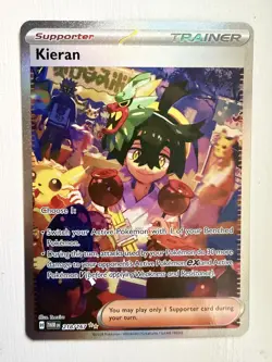 Pokemon Kieran 218/167 Sv06: Twilight Masquerade Special Illustration Rare NM - Image 1
