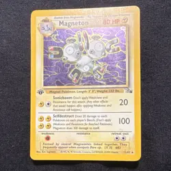 Magneton ✨ holo FIRST EDITION 1999 Pokemon Fossil [LP/NM] - accepting offers - Image 1