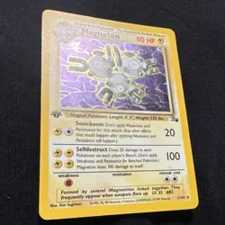 Magneton ✨ holo FIRST EDITION 1999 Pokemon Fossil [LP/NM] - accepting offers - Image 2