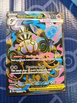 Pokemon card 099/084 Mega Chandelure ex mega evolution Pitch Black - Image 1