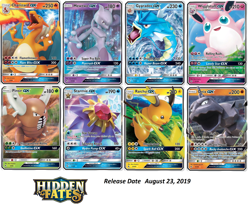 Pokemon Hidden Fates Charizard, Mewtwo, Raichu GX + Lot Of 8 GX Cards NEAR MINT - Image 1