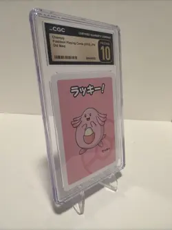 CGC Pristine 10 Chansey Pokemon Playing Cards Old Maid (Japanese) 2019 - Image 2