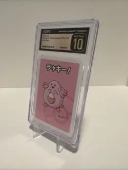 CGC Pristine 10 Chansey Pokemon Playing Cards Old Maid (Japanese) 2019 - Image 3