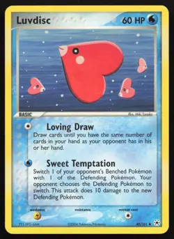 Luvdisc 40/101 Uncommon Hidden Legends Pokemon LP - Image 1