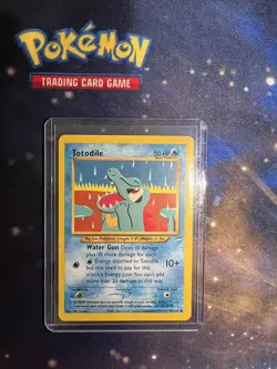 Pokemon TCG Totodile Neo Destiny 85 Regular Unlimited Common - Image 1