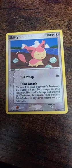 Skitty 41/100 Uncommon Crystal Guardians Pokemon Lightly Played - Image 1